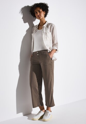 STREET ONE Wide Leg Jeans in Braun