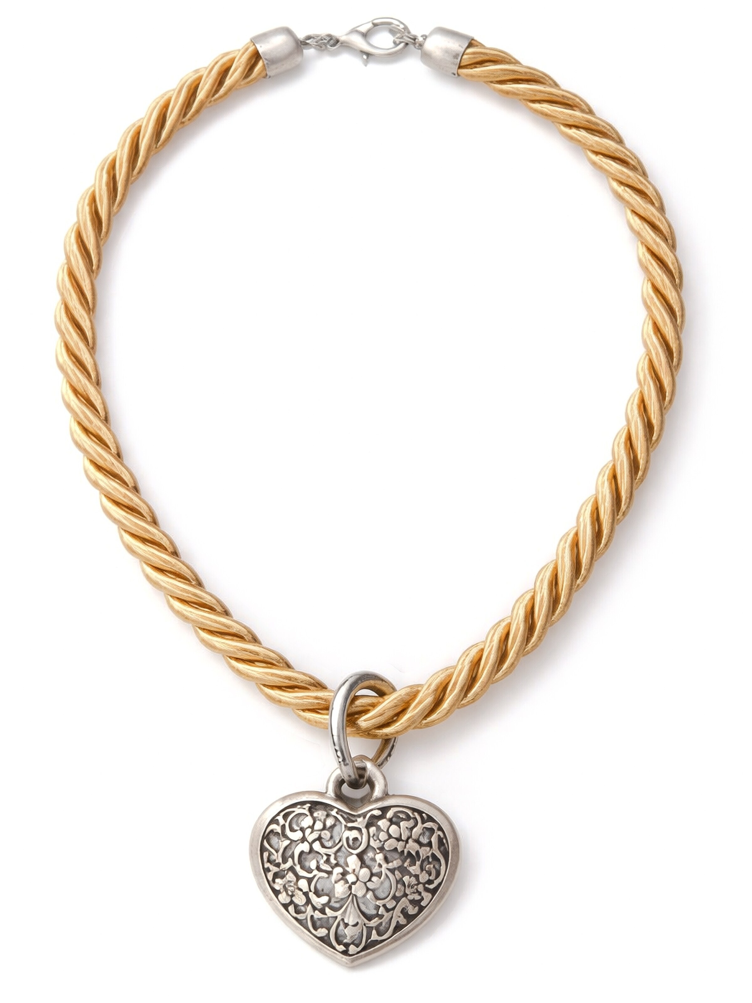 Allgäu Rebell Necklace 'Franzi' in Gold: front