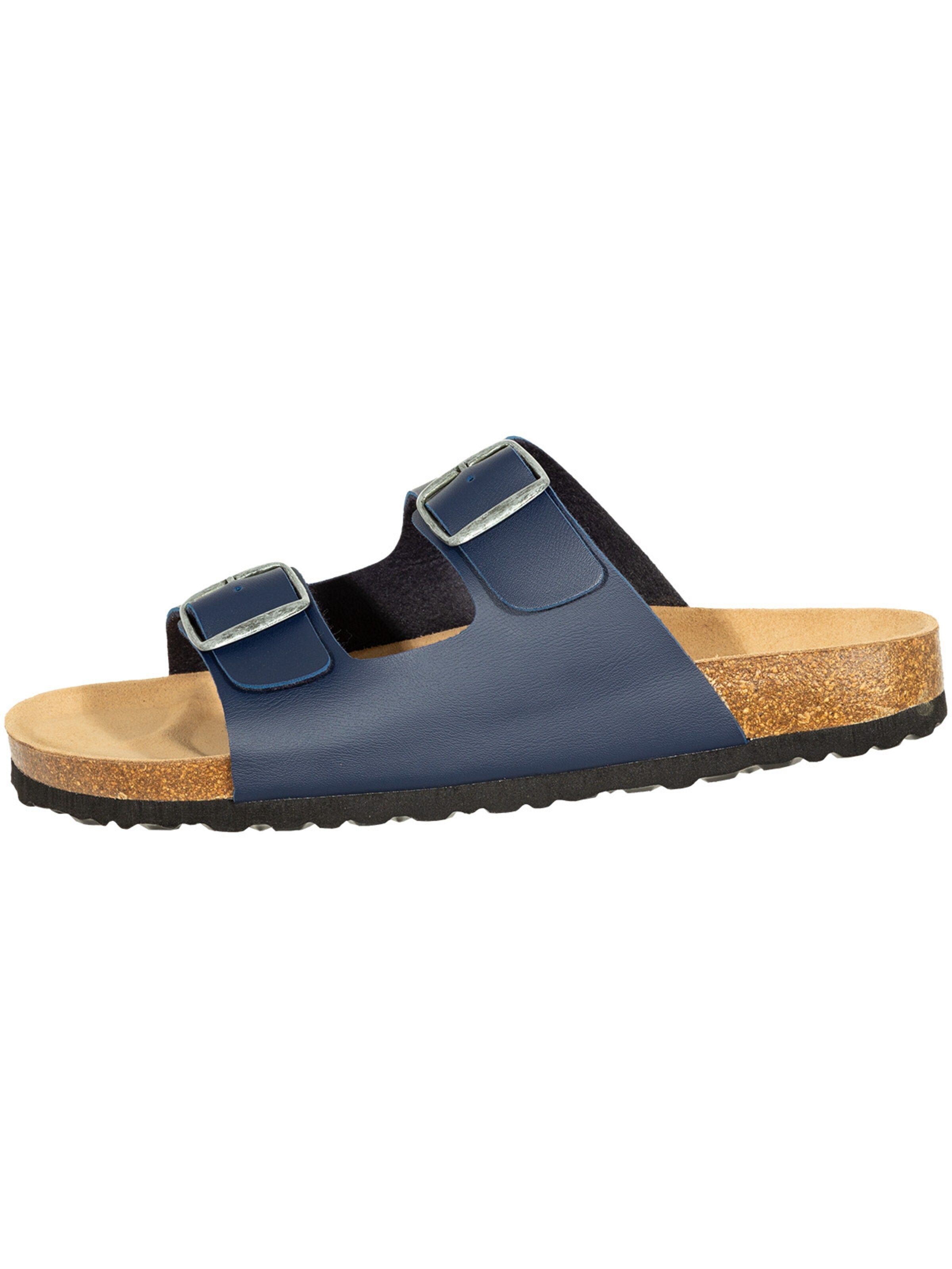 SALIHA Mule 'Sandalen Bioline-Pantolette' in Blue
