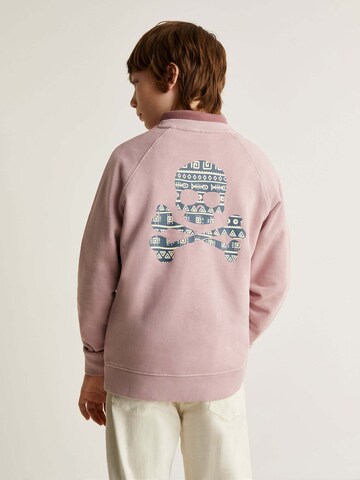 Scalpers Sweatshirt 'Cuzco' i rosa: framsida