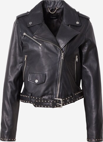 Ibana Between-Season Jacket 'Bellissima' in Black: front