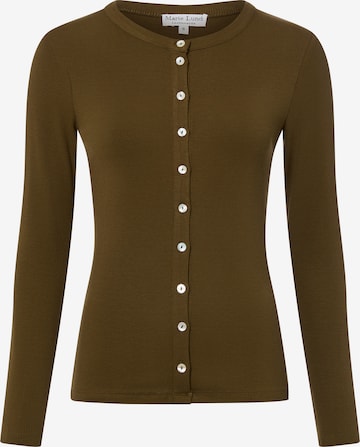 Marie Lund Strickjacke in Grün: Vorderseite