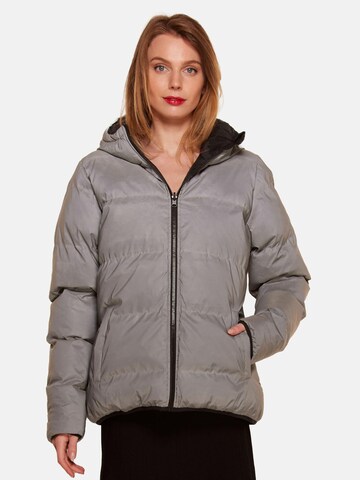 TOOche Winterjacke 'Lightning'‌‌‌ in Silber: Vorderseite