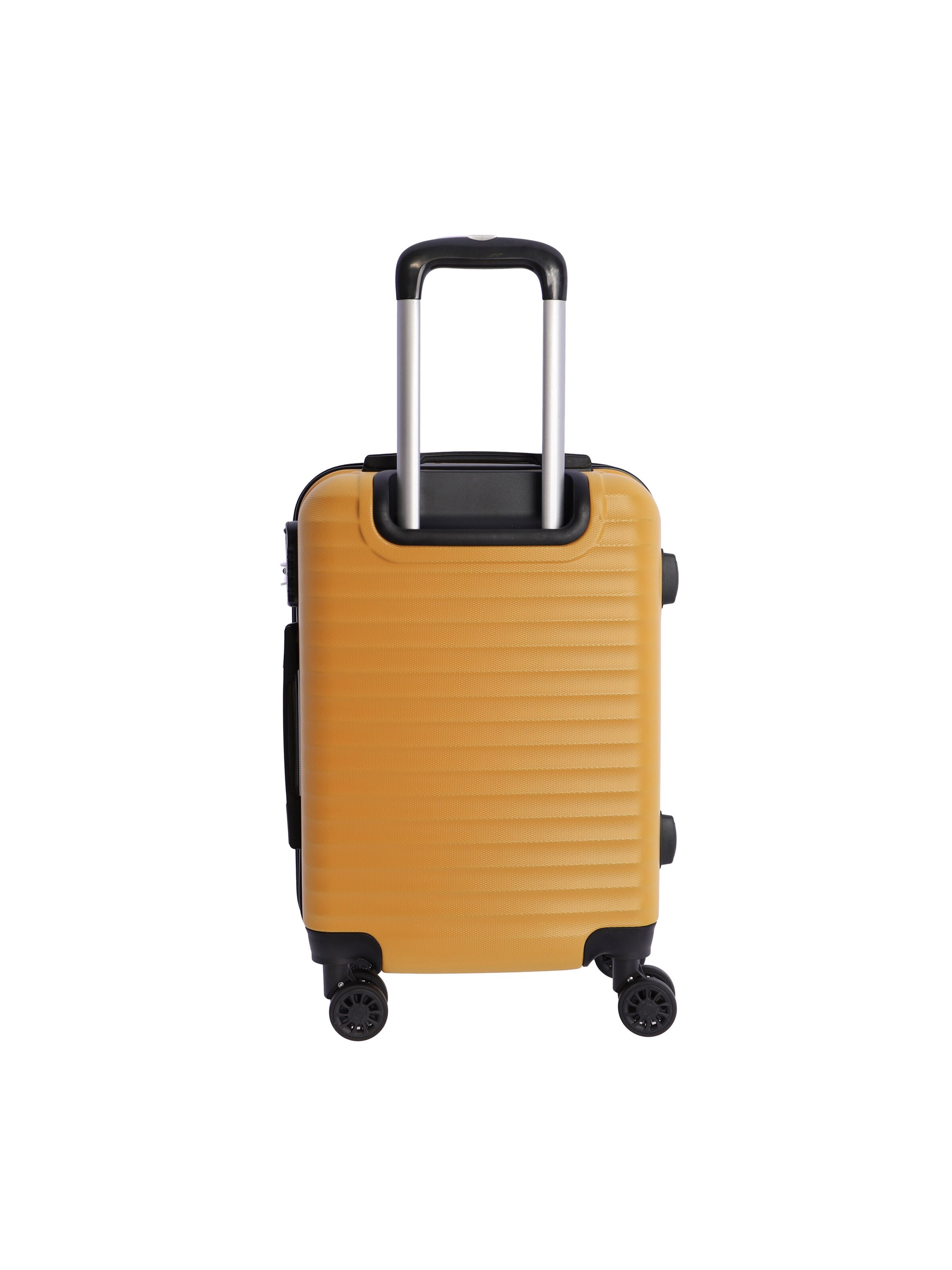 Don Algodon - Carrito 'DON ALGODON - Maletas de Viaje Cabina - Maleta 55x40x20 - Maletas de Viaje - Maleta de Cabina Resistente Ryannair - Trolley Equipaje para Avion con 4 Ruedas de 360º y candado' en amarillo