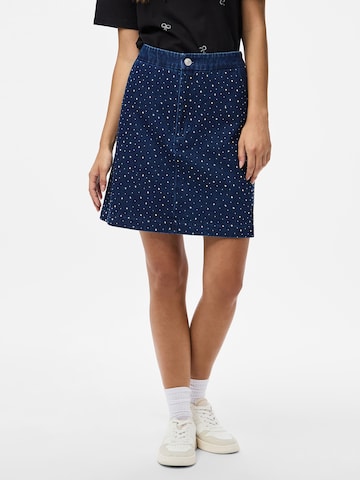 PIECES Skirt 'PCROBERTA' in Blue: front