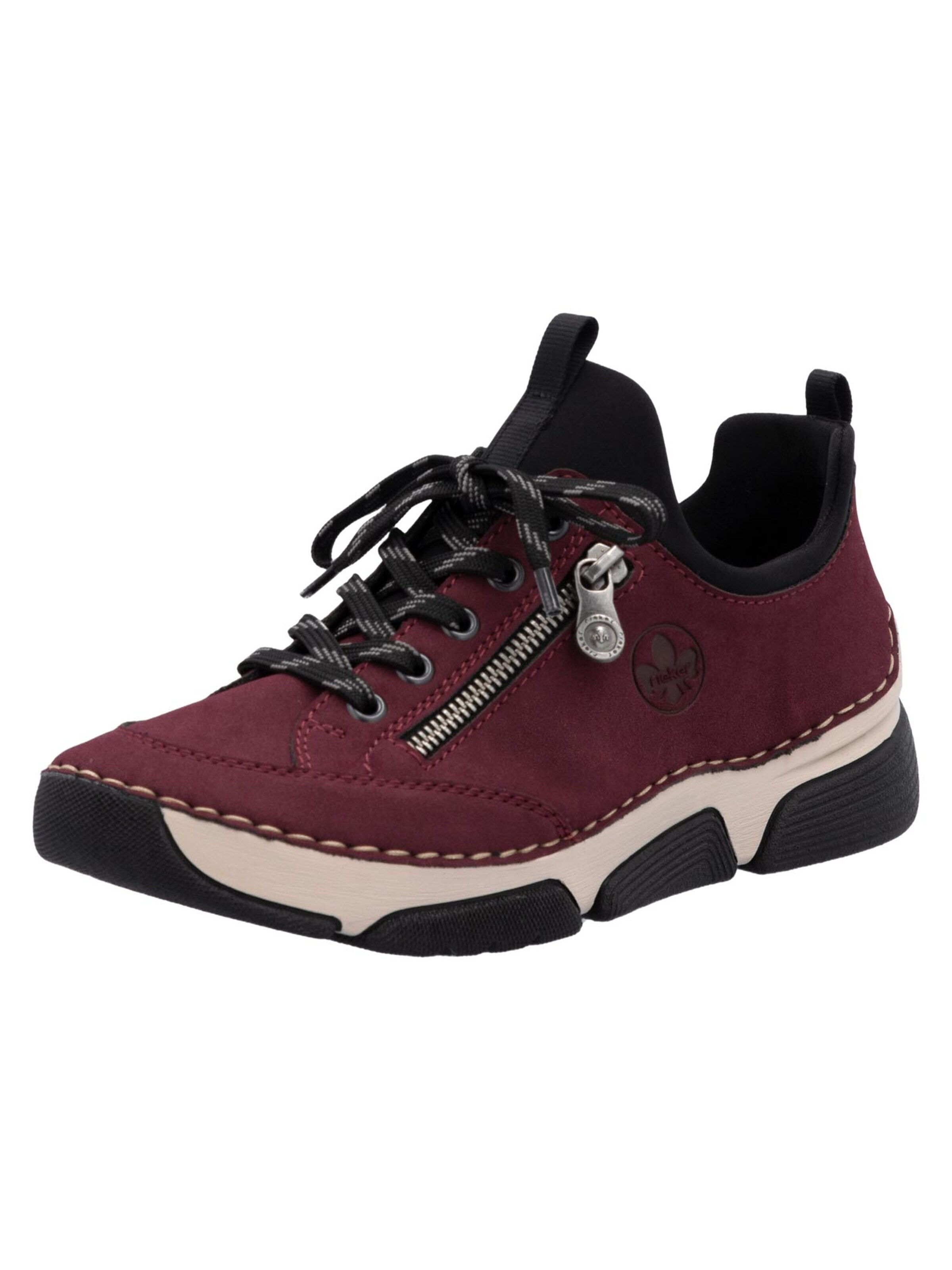 Rieker Sneakers laag 'Basic' in Rood