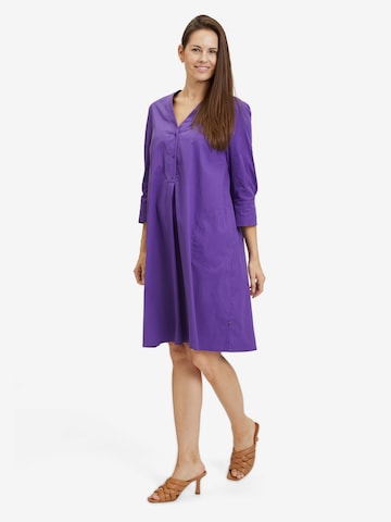 Vera Mont Shirt Dress in Purple