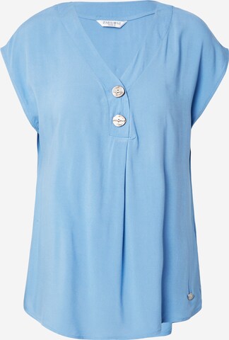 Camicia da donna 'Mi44tzi' di ZABAIONE in blu: frontale