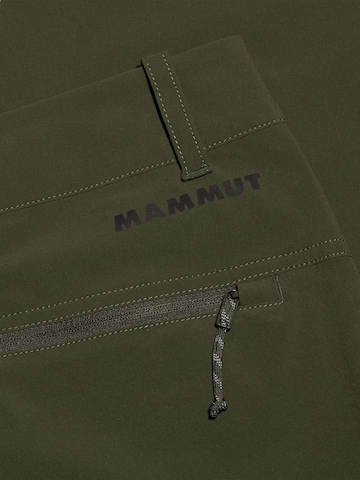 MAMMUT Regular Outdoor Pants in Green
