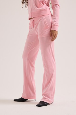 rozā Juicy Couture Petite Plati gali Bikses 'DEL RAY'