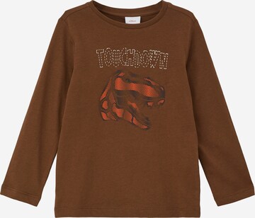 s.Oliver Shirt in Brown: front