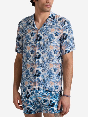 Coupe regular Chemise Vilebrequin en blanc : devant