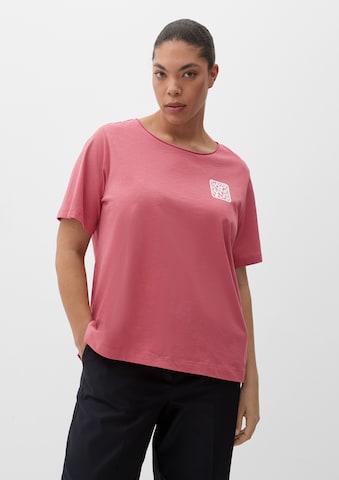 TRIANGLE Shirt in Roze: voorkant