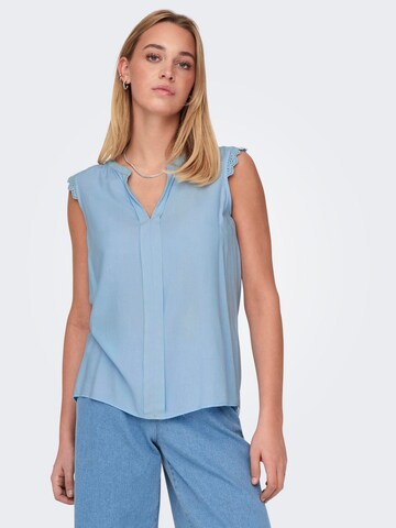 ONLY Blouse 'KIMMI' in Blauw: voorkant