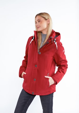 ICEBOUND Funkcionalna jakna | rdeča barva: sprednja stran