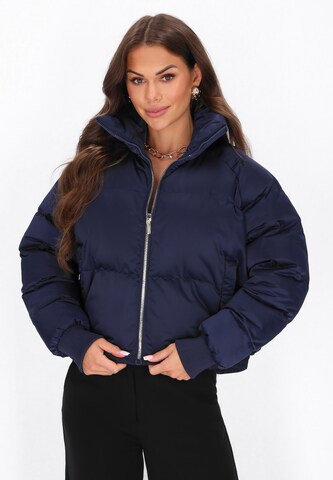 faina - Casaco de inverno em azul: frente