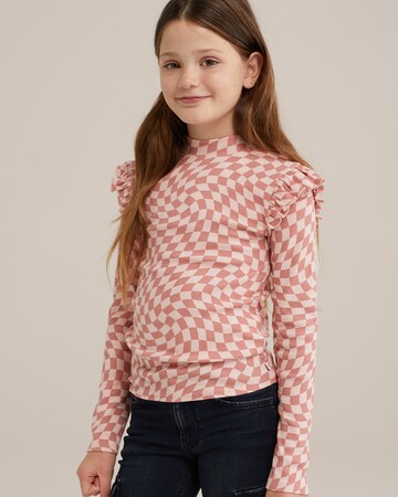 WE Fashion Shirt in Pink: front