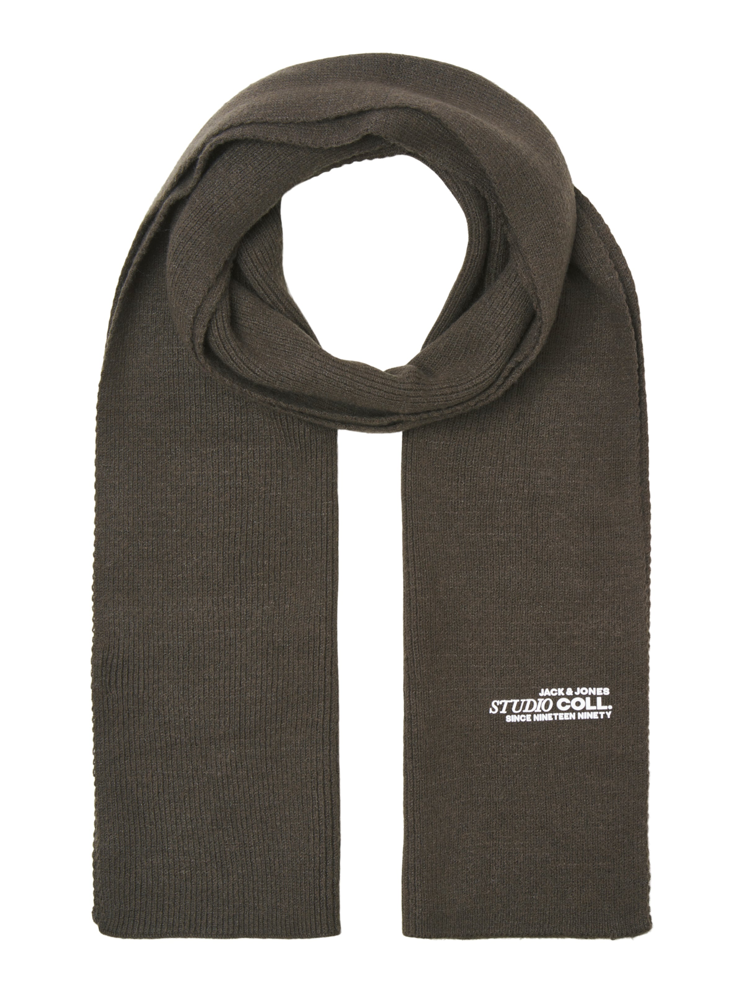 JACK & JONES Шал 'JACCOLL' в кафяво: отпред