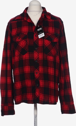 Brandit Button Up Shirt in XL in Red: front