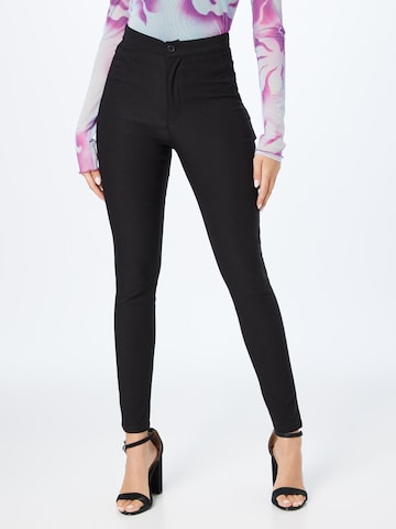 Skinny Pantalon 'Soline' Noisy may en noir : devant