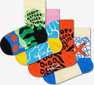 jauktas krāsas Happy Socks Zeķes: no priekšpuses