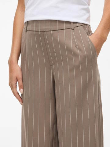 VILA Wide leg Broek 'VIVarone' in Bruin