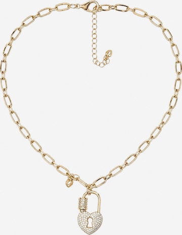 COLLEZIONE ALESSANDRO Necklace 'Schloss' in Gold: front
