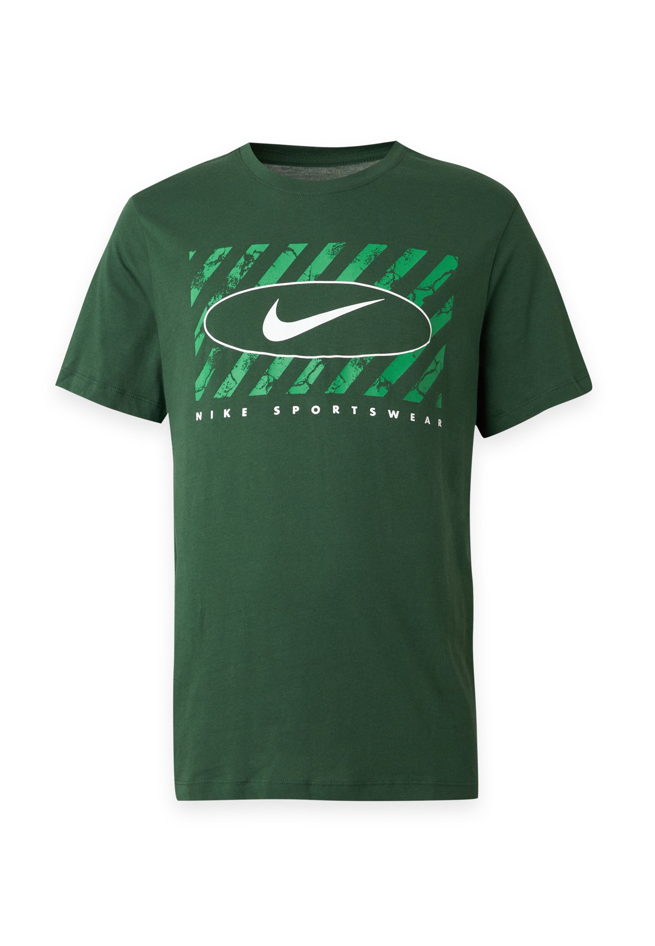 Nike Sportswear Camisa em XS em verde / cana / branco, Vista do artigo