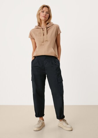 s.Oliver - Loosefit Pantalón cargo en negro