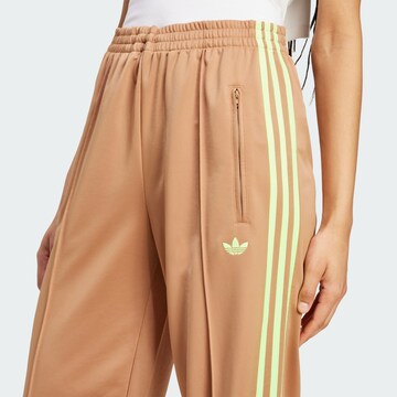 Wide Leg Pantalon de sport 'Adicolor Classic Firebird' ADIDAS ORIGINALS en marron