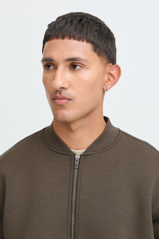BLEND - Sudadera con cremallera 'BHKEIRAN SCUBA' en marrón