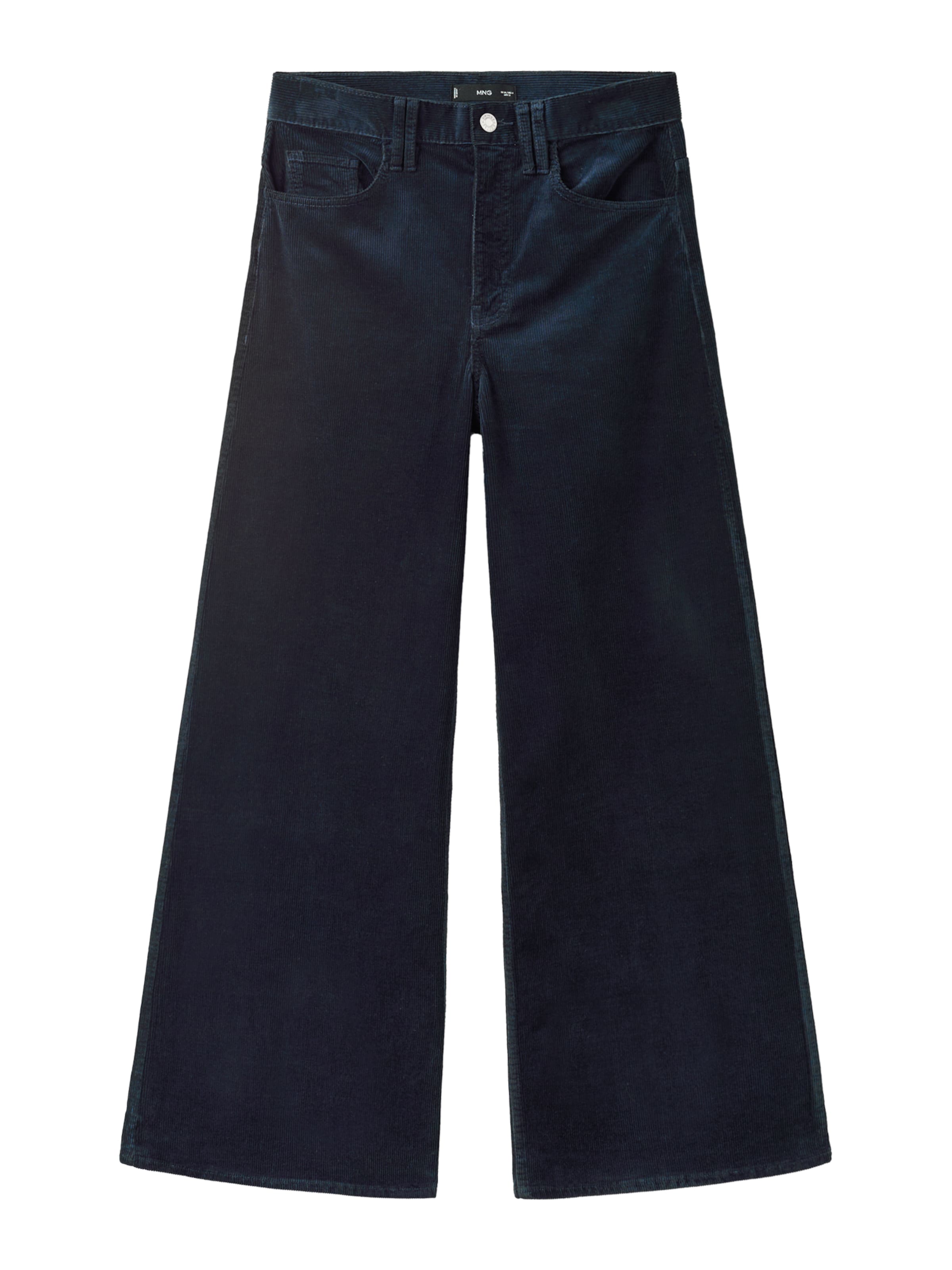 Wide leg Pantaloni &#x27;CARMENP&#x27; de la MANGO pe albastru: față