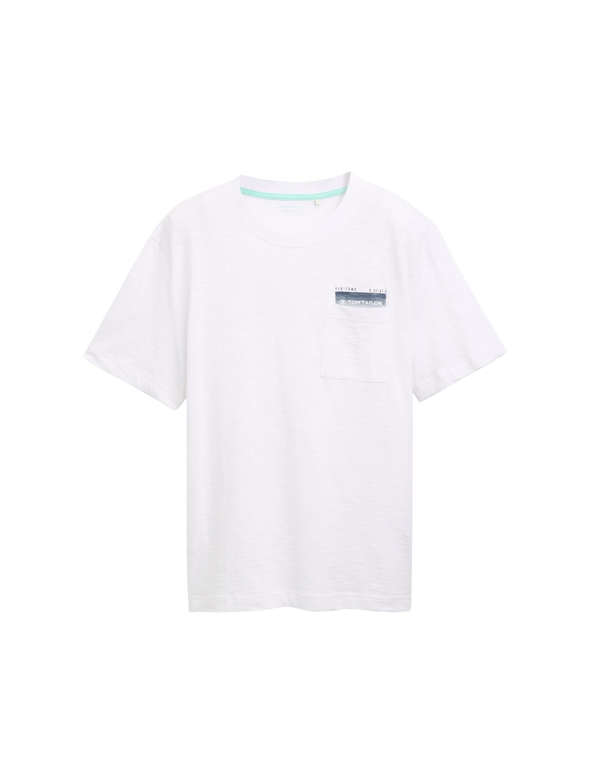 TOM TAILOR Shirt in Wit: voorkant