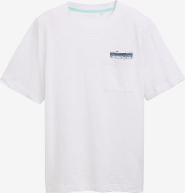 TOM TAILOR Shirt in Wit: voorkant