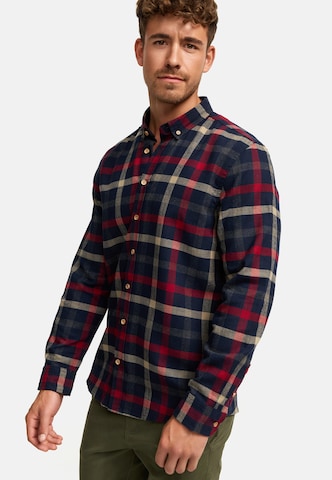 Coupe slim Chemise 'Dean' Kronstadt en rouge