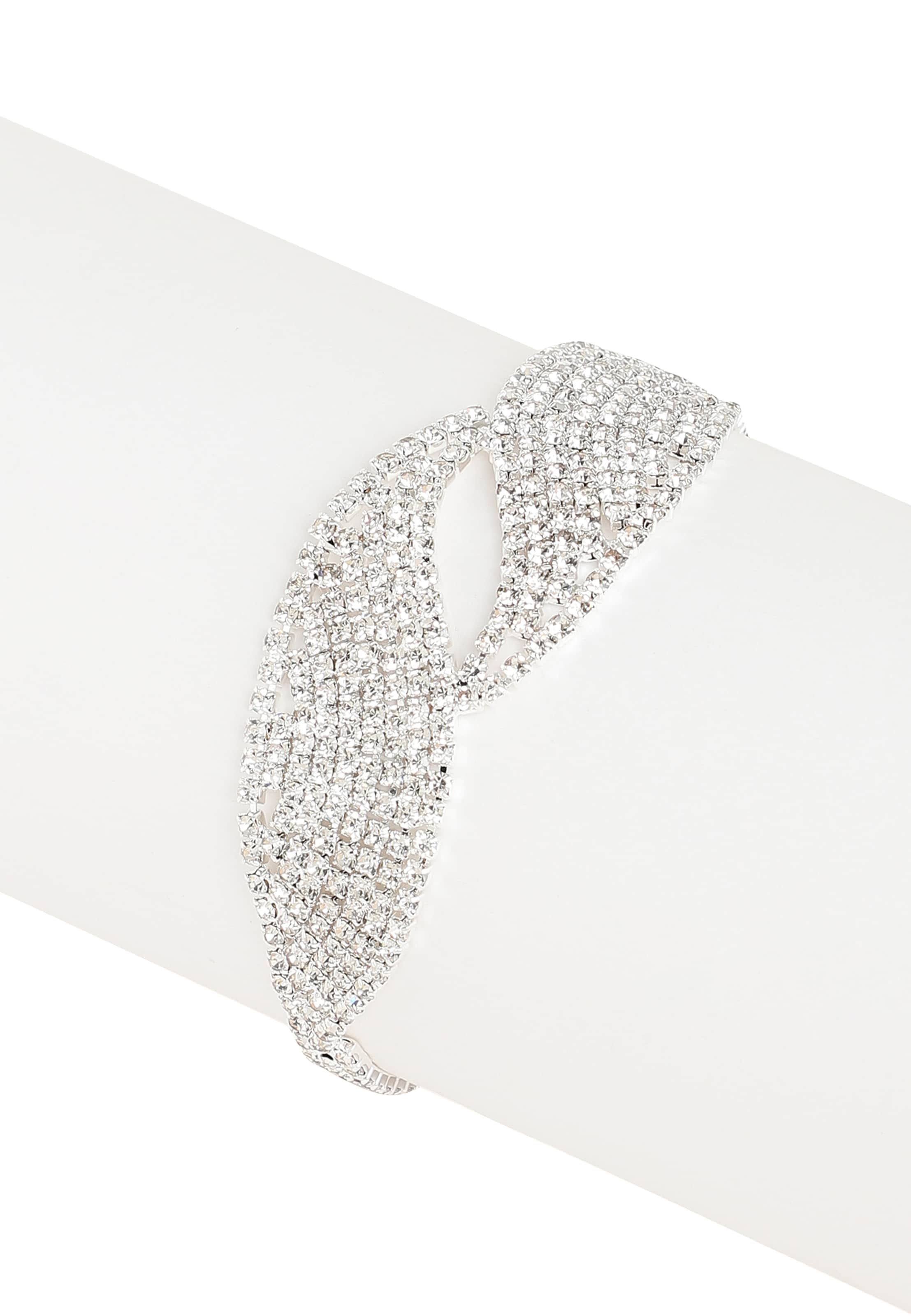 SOHI Armband 'Iva' i silver: framsida