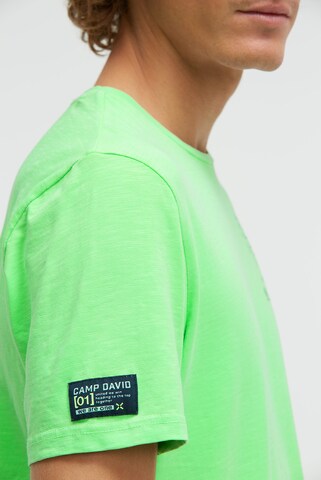 CAMP DAVID Shirt in Green