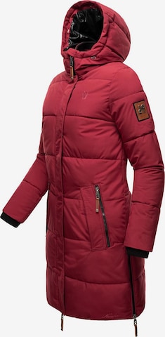 NAVAHOO Zimný kabát 'Halina' - Červená