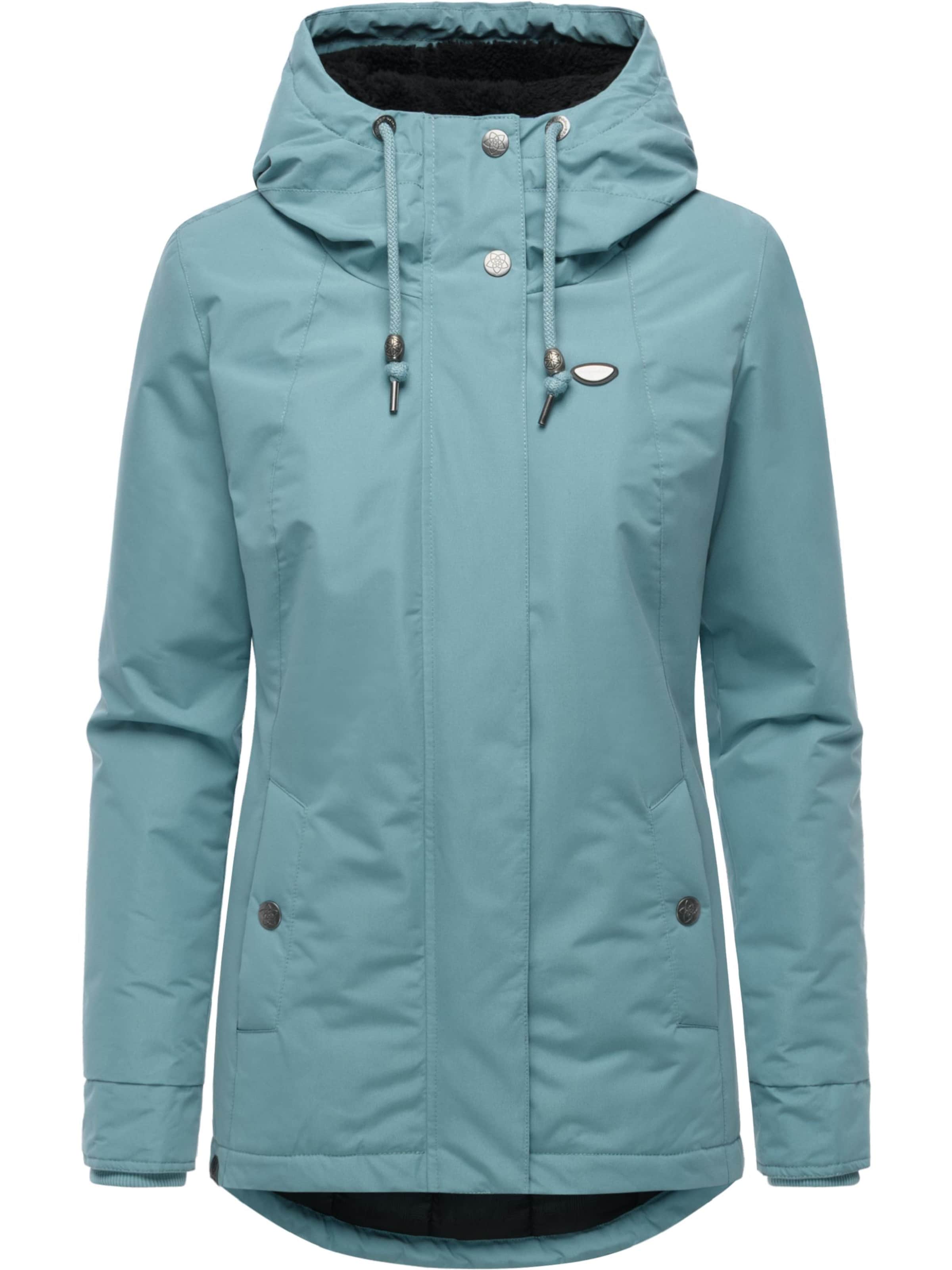 Ragwear Toiminnallinen takki 'Alvena' värissä sininen: etupuoli