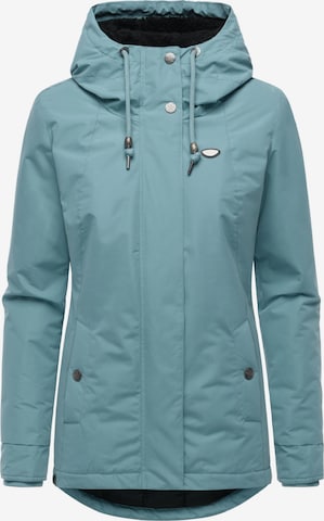 Ragwear Функционално яке 'Alvena' в синьо: отпред