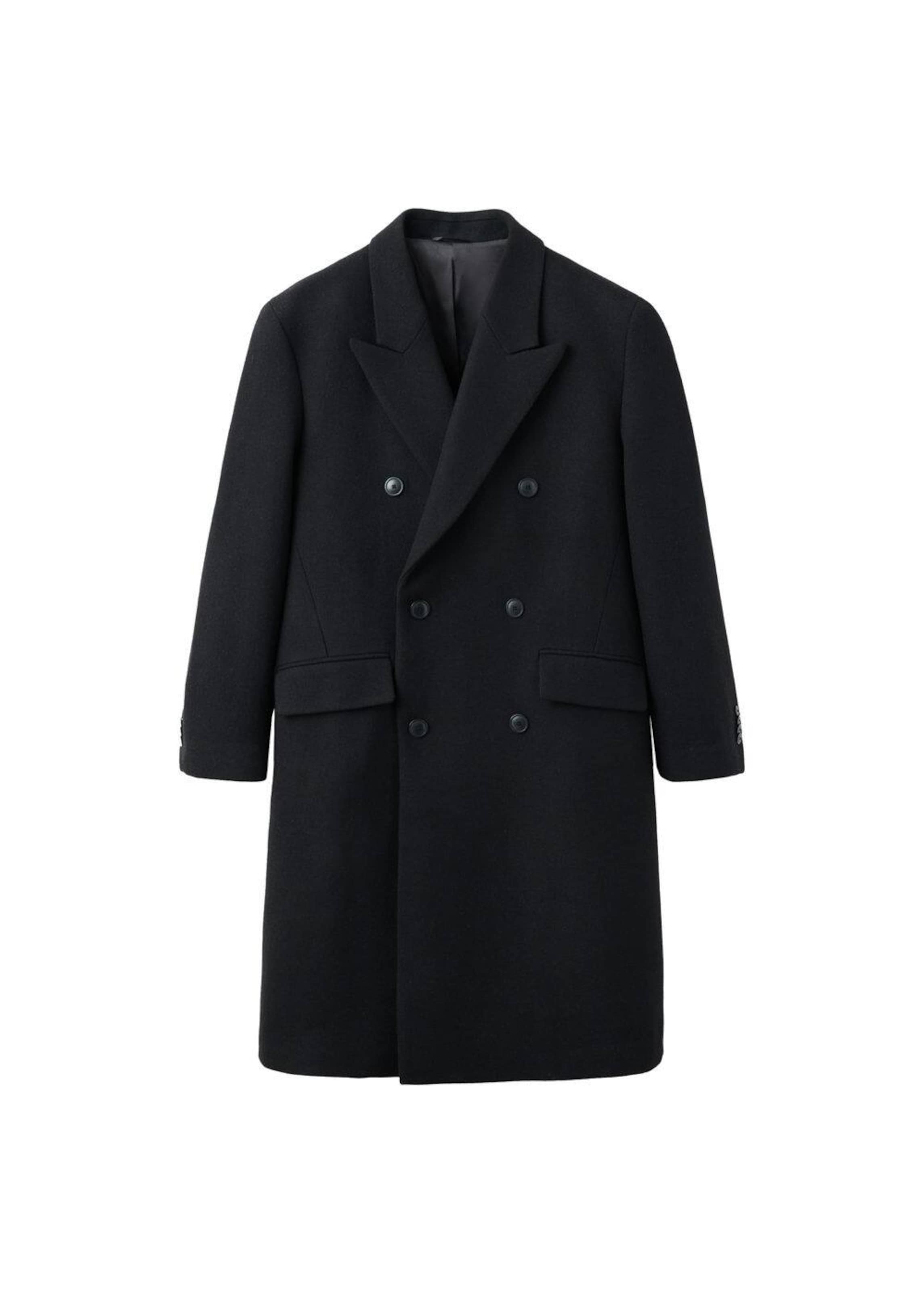MANGO MAN Between-Seasons Coat in Black, Item view