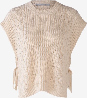 Pull-over OUI en beige : devant