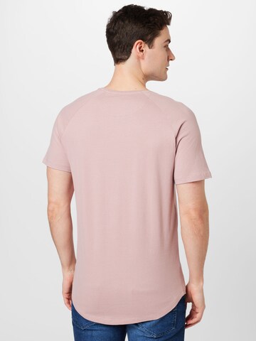 Coupe regular T-Shirt JACK & JONES en rose