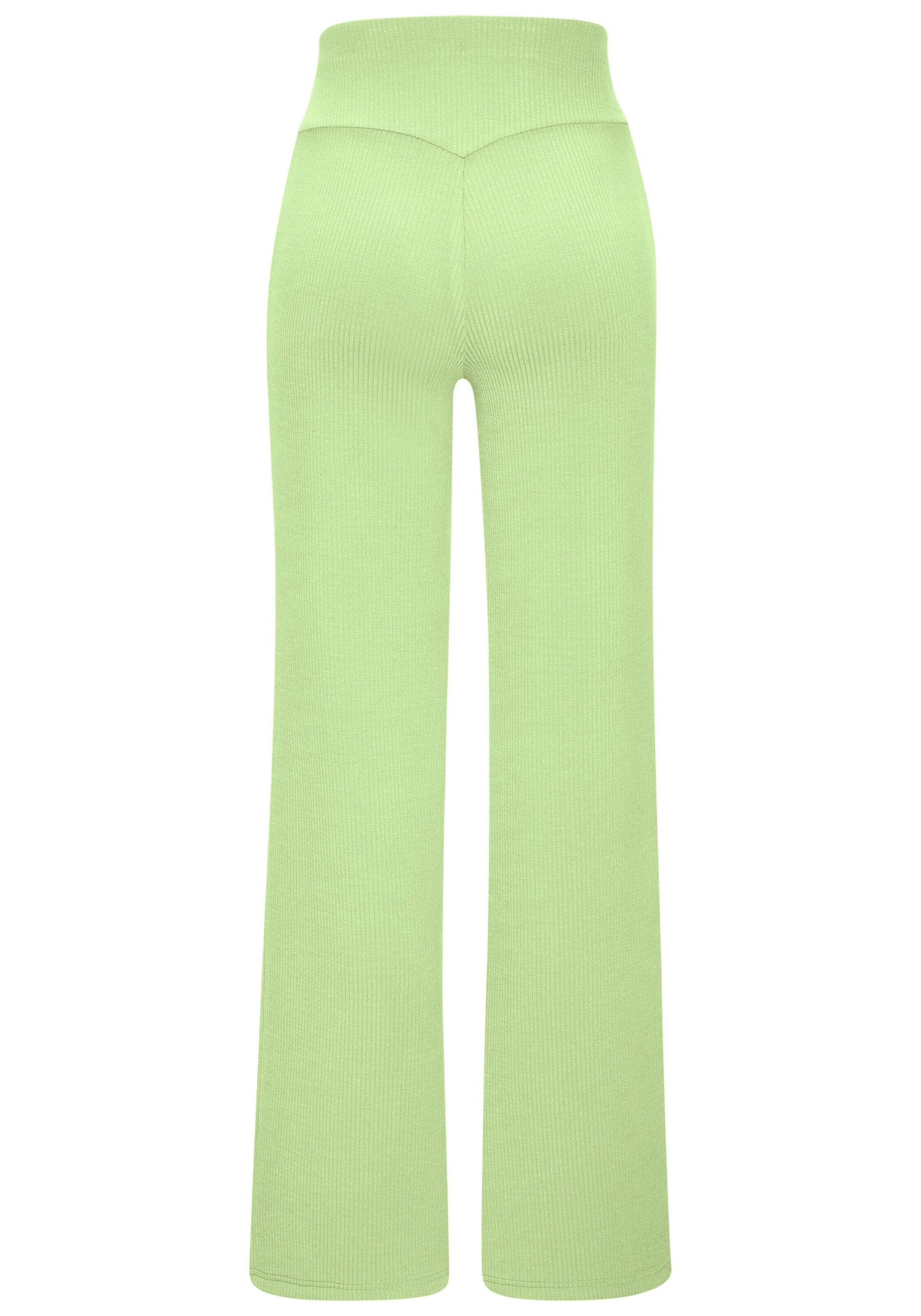 LASCANA ACTIVE Alt laienev Spordipüksid, värv roheline