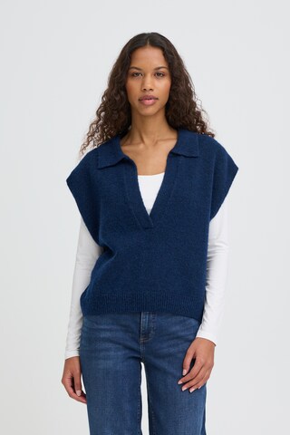 ICHI Pullover i blå: forside
