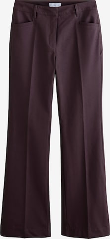 Flared Pantaloni con piega frontale di Next in rosso: frontale
