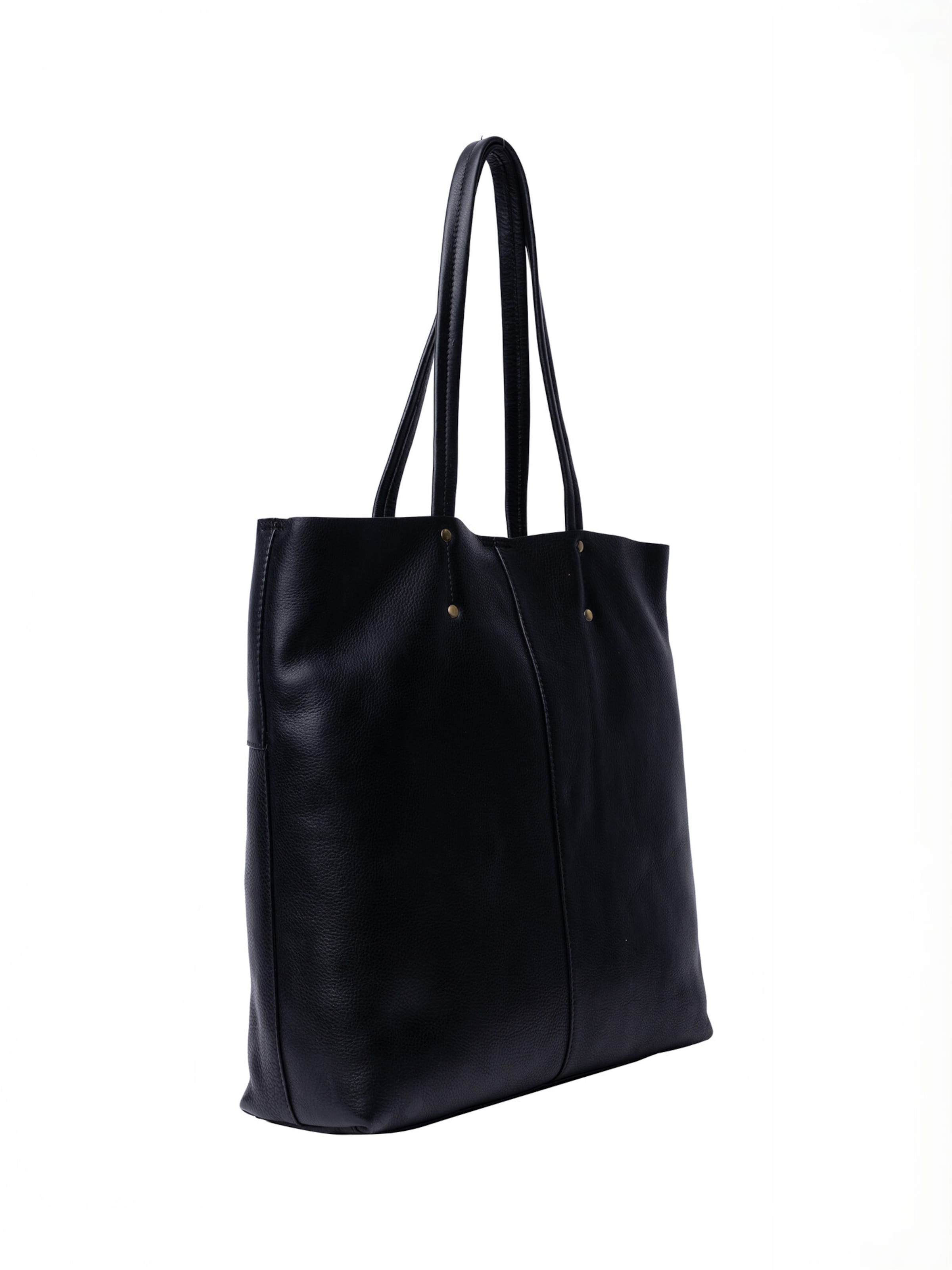 Cabas ' Sofie ' RE:DESIGNED en noir : sur le côté