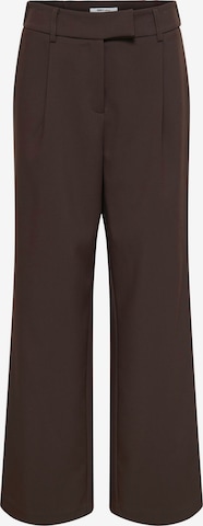 ONLY Regular Pleat-Front Pants 'ONLLinda-Raven' in Brown: front
