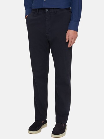 Boggi Milano Slimfit Chino in Blauw: voorkant