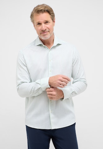 ETERNA Regular fit Business shirt in Green: front